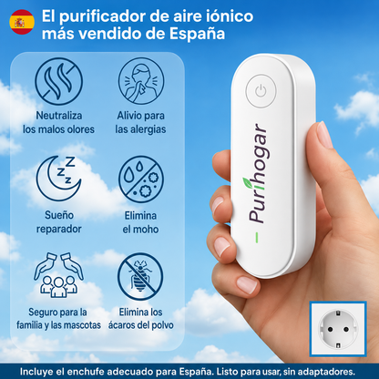 Ionizador de aire compacto Purihogar