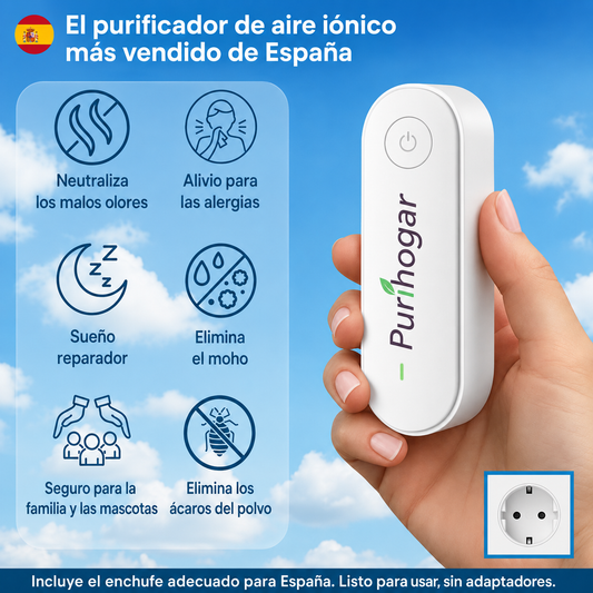Ionizador de aire compacto Purihogar