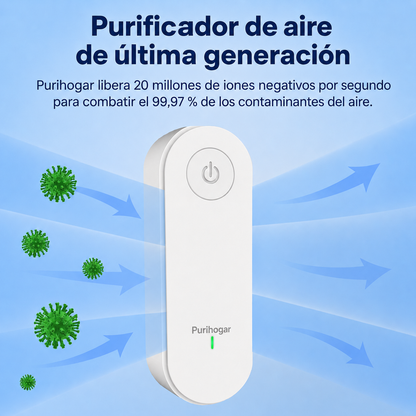 Ionizador de aire compacto Purihogar