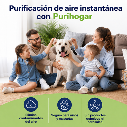 Ionizador de aire compacto Purihogar